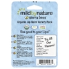 Mild By Nature, Sierra Bees™, органические бальзамы для губ, ассорти, 4 шт. по 4,25 г (0,15 унции)