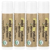 Mild By Nature, Sierra Bees™, органические бальзамы для губ, какао-масло, 4 шт. по 4,25 г (0,15 унции)