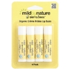 Mild By Nature, Sierra Bees™, органические бальзамы для губ, крем-брюле, 4 шт. по 4,25 г (0,15 унции)