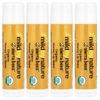Mild By Nature, Sierra Bees™, органические бальзамы для губ, мёд, упаковка из 4 шт. по 4,25 г (0,15 унции)