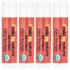 Mild By Nature, Sierra Bees™, органические бальзамы для губ, масло ши и аргановое масло, упаковка из 4 шт. по 4,25 г (0,15 унции)