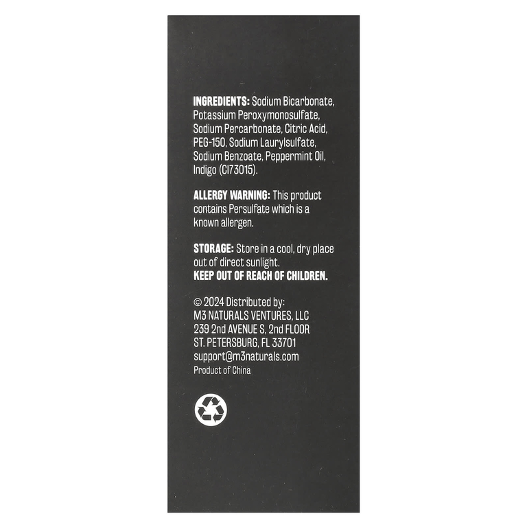 M3 Naturals, очиститель для пенок, мята, 60 таблеток