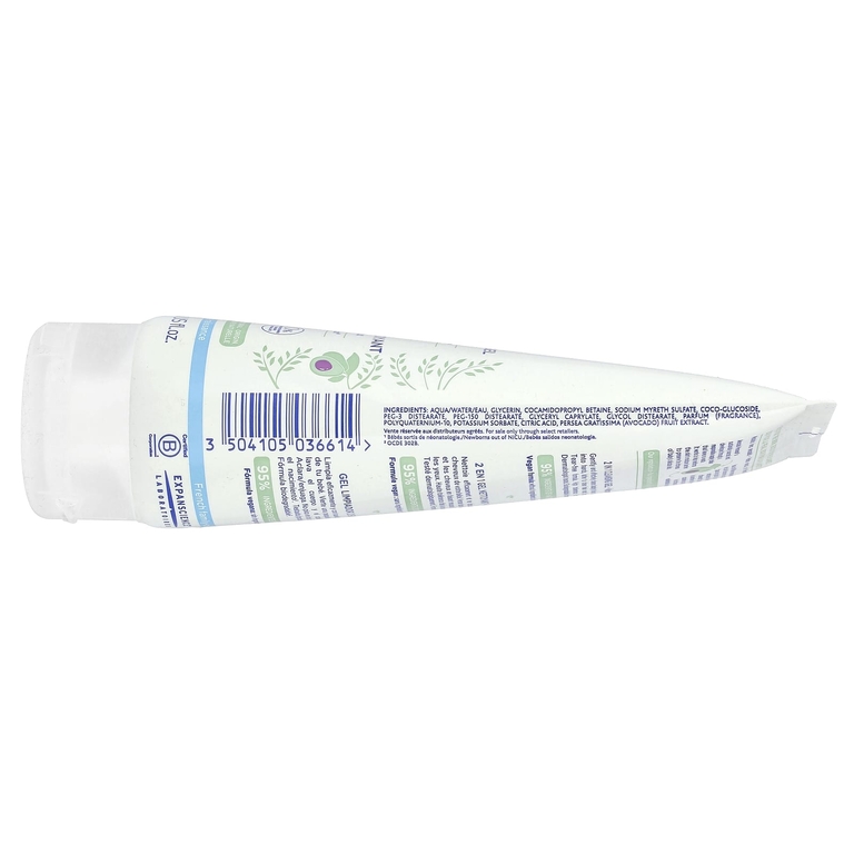 Mustela, Для детей, очищающий гель 2 в 1, для волос и тела, для нормальной кожи, 200 мл (6,76 жидк. Унции)