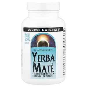 Source Naturals, Парагвайский чай (мате), 600 мг, 90 таблеток