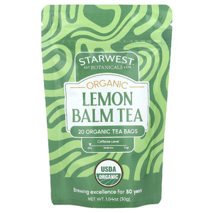 Starwest Botanicals, Органический чай с мелисой, 20 чайных пакетиков, 30 г (1,04 унции)