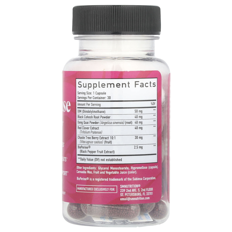 SMNutrition, Комплекс для поддержки менопаузы, 30 капсул