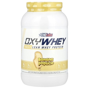 EHPlabs, OxyWhey, постный сывороточный протеин для ежедневного приема, банановое мороженое, 825 г (1,82 фунта) (Товар снят с продажи) 