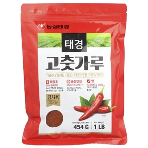 Nongshim, Порошок красного перца Taekyung, грубого помола, 454 г (Товар снят с продажи) 