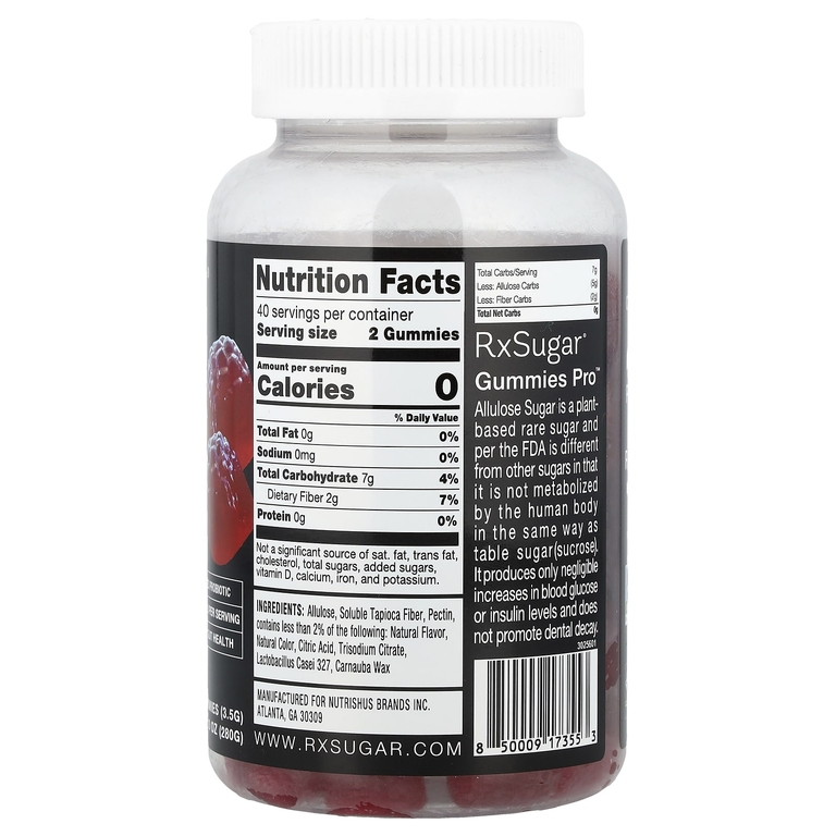 RxSugar, Gummies Pro ™, 80 жевательных таблеток (Товар снят с продажи) 