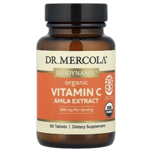 Dr. Mercola, Органический витамин C, экстракт амлы, 60 таблеток