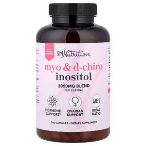 SMNutrition, мио- и D-хироинозитол, 240 капсул