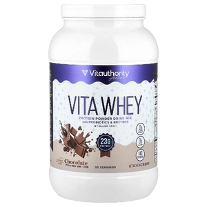 Vitauthority, Active, Vita Whey, протеиновая смесь для приготовления напитка, шоколад, 990 г (2,18 фунта)