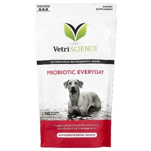 VetriScience, Пробиотик на каждый день, для собак, 120 жевательных таблеток, 360 г (12,7 унции)