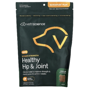  VetriScience, Healthy Hip & Joint, Ultimate Strength, для собак, утка, 60 жевательных таблеток, 435 г (15,34 унции)