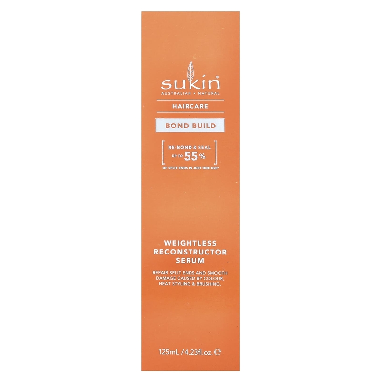 Sukin, Haircare, Bond Build, невесомая восстанавливающая сыворотка, 125 мл (4,23 жидк. Унции)