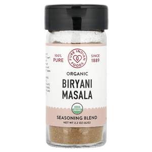 Pure Indian Foods, Органическая бириани масала, 62 г (2,2 унции)