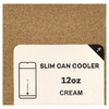 HydroJug, Slim Can Cooler, крем, 12 унций