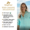 DelighTeas, травяной очищающий чай, CCF, имбирь, рассыпчатая смесь, без кофеина, 85 г (3 унции)