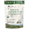 DelighTeas, Ayurvedic Stomach Relief &amp; Happy Liver, травяной чай для выведения токсинов, без кофеина, 30 роскошных чайных пакетиков Pyramid, 120 г (4,2 унции)