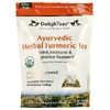 DelighTeas, Аюрведический травяной чай с куркумой, без кофеина, 30 роскошных чайных пакетиков в форме пирамидки, 120 г (4,2 унции)