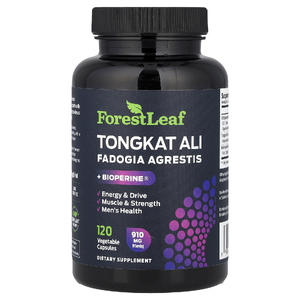 Forest Leaf, эврикома длиннолистая, фадогия и BioPerine®, 120 растительных капсул