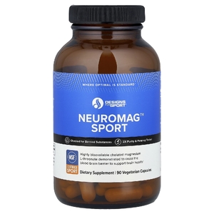 Designs For Health, Designs For Sport®, NeuroMag™, 90 вегетарианских капсул (48,3 мг в 1 капсуле)
