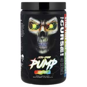 JNX Sports, Stim-Free Pump, предтренировочная добавка, кислая конфета, 580 г (20,4 унции)
