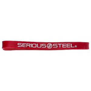 Serious Steel Fitness, Ремешок для сопротивления, 41 дюйм, красный (2 шт.), 1 шт.