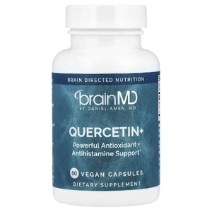 BrainMD, Кверцетин +, 60 веганских капсул (250 мг на капсулу) (Товар снят с продажи) 