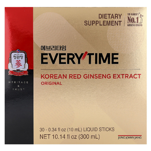 JungKwanJang, Экстракт корейского красного женьшеня, Everytime, оригинальный, 30 жидких стиков по 10 мл (0,34 жидк. Унции)