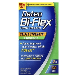 Osteo Bi-Flex, Joint Health, тройная сила действия + куркума, 120 таблеток, покрытых оболочкой