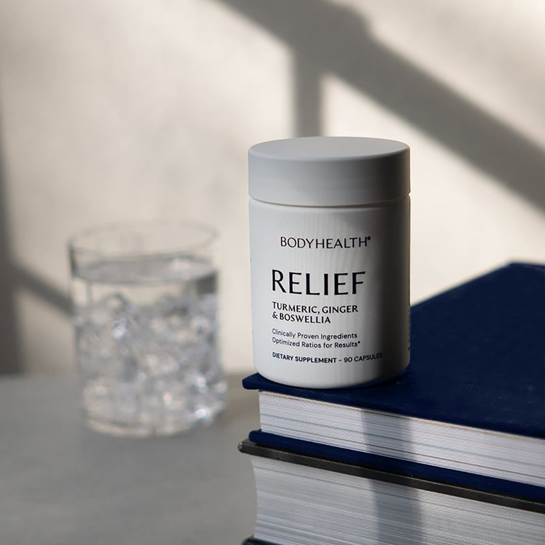 BodyHealth, Relief ™, куркума, имбирь и босвеллия, 90 капсул
