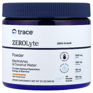Trace, ZEROLyte в порошке, соленый апельсин, 342 г (12,1 унции)