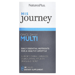 NaturesPlus, His Journey, Once Daily Multi, 30 таблеток (Товар снят с продажи) 