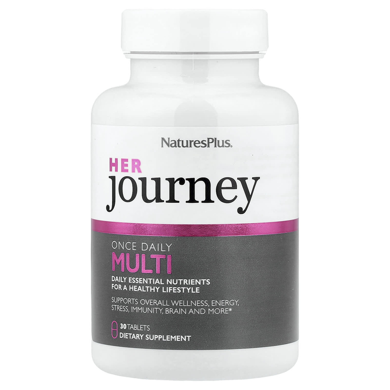 NaturesPlus, Her Journey, мультивитамины для приема один раз в день, 30 таблеток