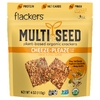 Flackers, Multi Seed, органические крекеры на растительной основе, Cheeze-Pleaze, чеснок и специи, 113 г (4 унции) (Товар снят с продажи) 