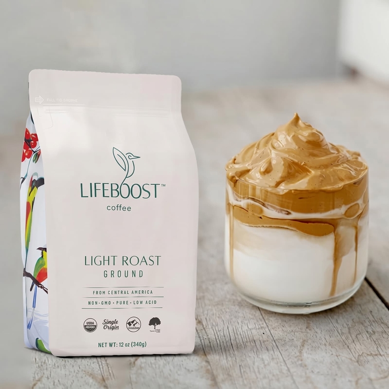 Lifeboost, Кофе, Optimist ™, молотый, легкой обжарки, 340 г (12 унций)