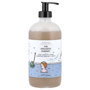 The Unscented Company, Kids, Shiny Shampoo + Wash, без отдушек, 500 мл (16,9 жидк. Унции)