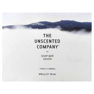 The Unscented Company, Мыло, без отдушек, 5 шт., 600 г (21,16 унции) (Товар снят с продажи) 