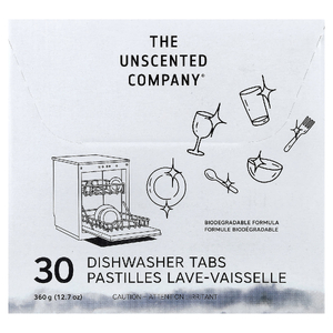 The Unscented Company, Таблетки для посудомоечной машины, 30 таблеток, 360 г (12,7 унции)