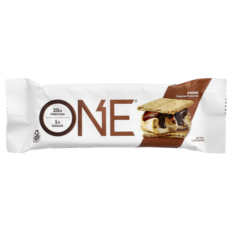 One Brands, Протеиновые батончики, S'mores, 12 батончиков, 60 г (2,12 унции) каждый
