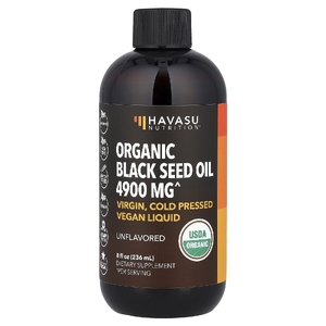 Havasu Nutrition, Органическое масло черного тмина, без добавок, 236 мл (8 жидк. Унций)