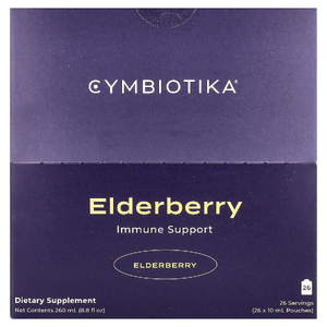 Cymbiotika, Поддержка иммунной системы из бузины, 26 пакетиков по 10 мл (0,3 жидк. Унции)