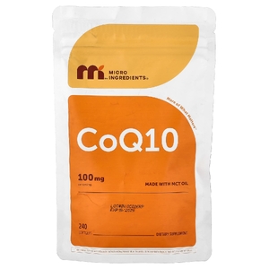 Micro Ingredients, CoQ10`` 240 капсул (50 мг в каждой капсуле)