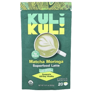 Kuli Kuli, Organic Superfood Latte, матча с морингой, 96,6 г (3,41 унции)
