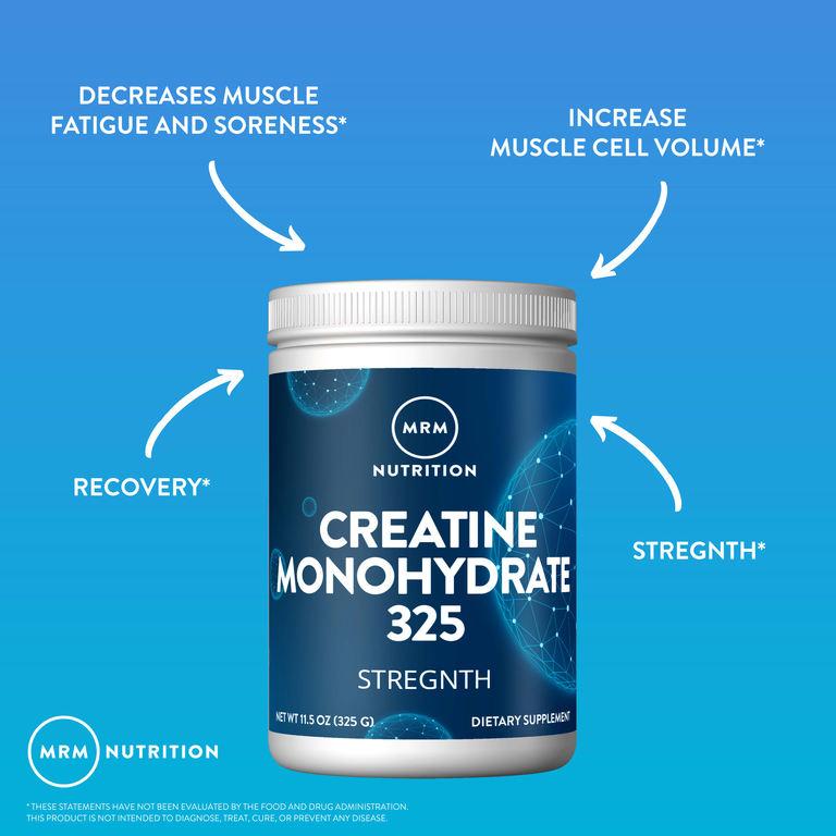 MRM Nutrition, Моногидрат креатина 325 г (11,5 унции)
