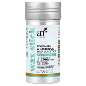 artnaturals, Воск-стик для волос с розмарином и касторовым маслом, для всех типов волос, 75 г (2,7 унции)