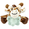 Dr. Brown's, Lovey, Happy Paci™, силиконовый контейнер для соски и держателя для зубов, для детей от 0 до 12 месяцев, жираф, набор из 2 предметов