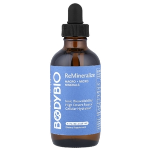 BodyBio, Remineralize, макро- и микроминералы, 118 мл (4 жидк. Унции)