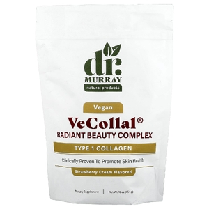 Dr. Murray's, VeCollal®, Vegan Radiant Beauty, клубничный крем, 454 г (16 унций)